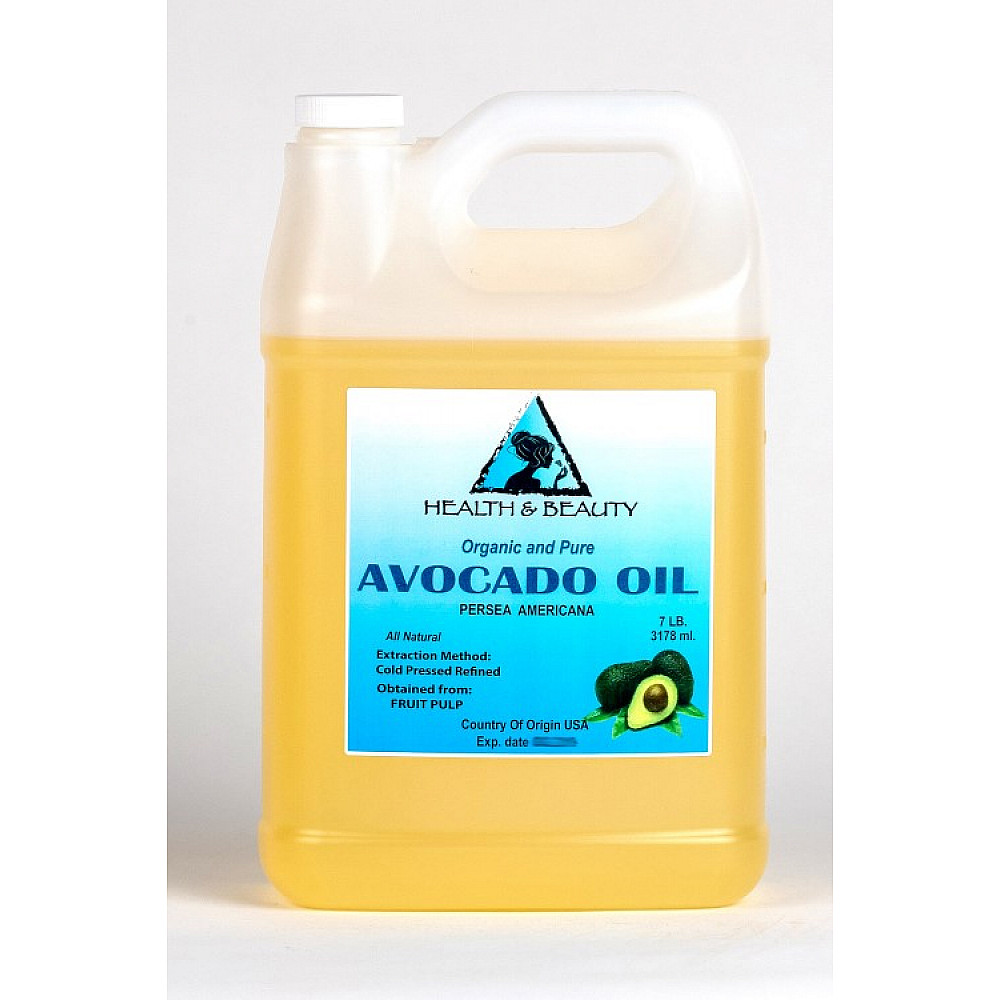 Avocado oil refined organic carrier cold pressed fresh 100 pure 7 lb